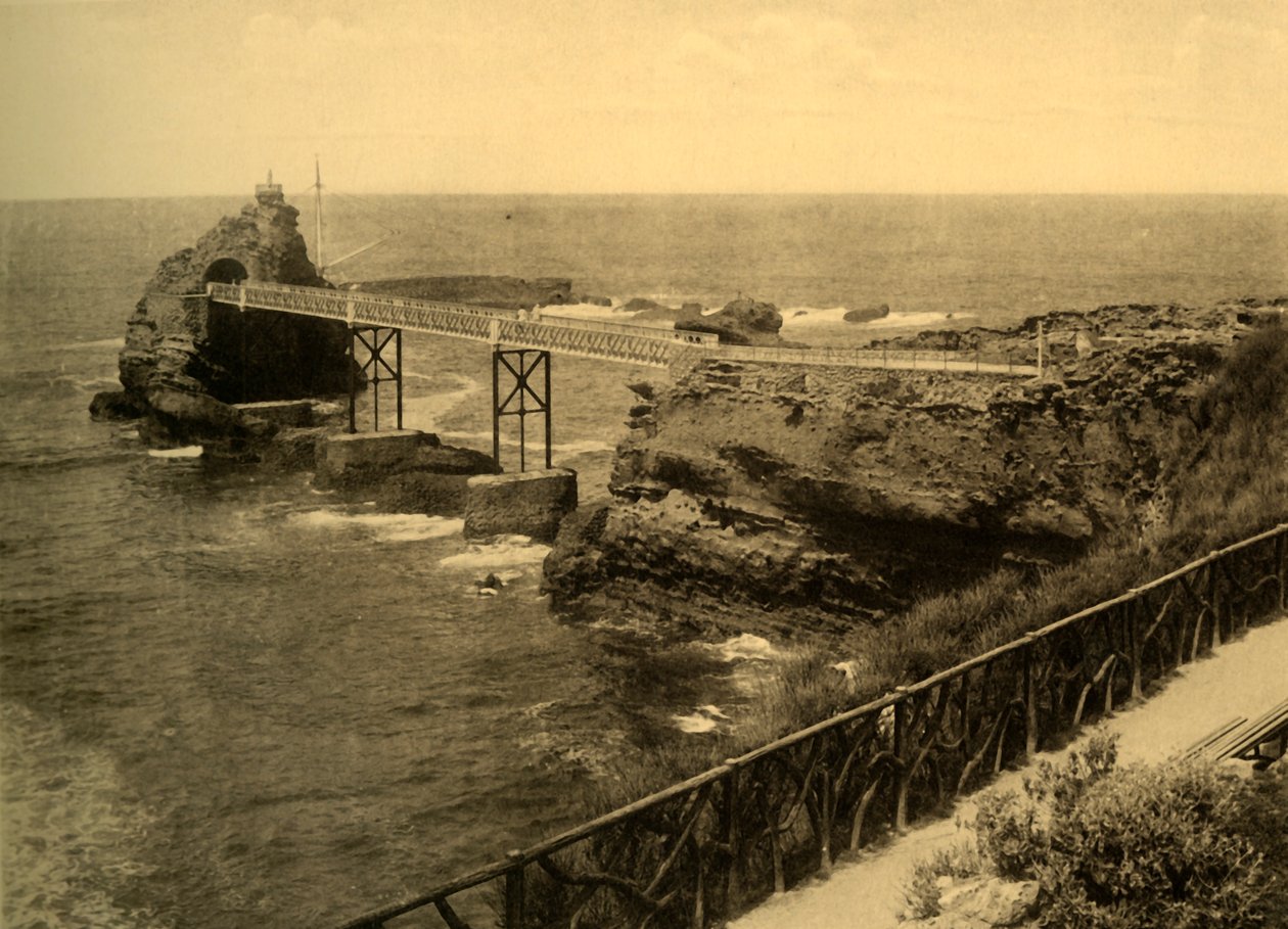 比亚里兹（Biarritz）-处女之石，约建于1930年。 作者 不明
