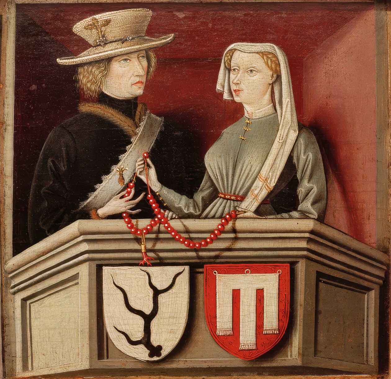 Bildnis des Ehepaares Wilhelm IV. Graf Schenk von Schenkens 作者 不明
