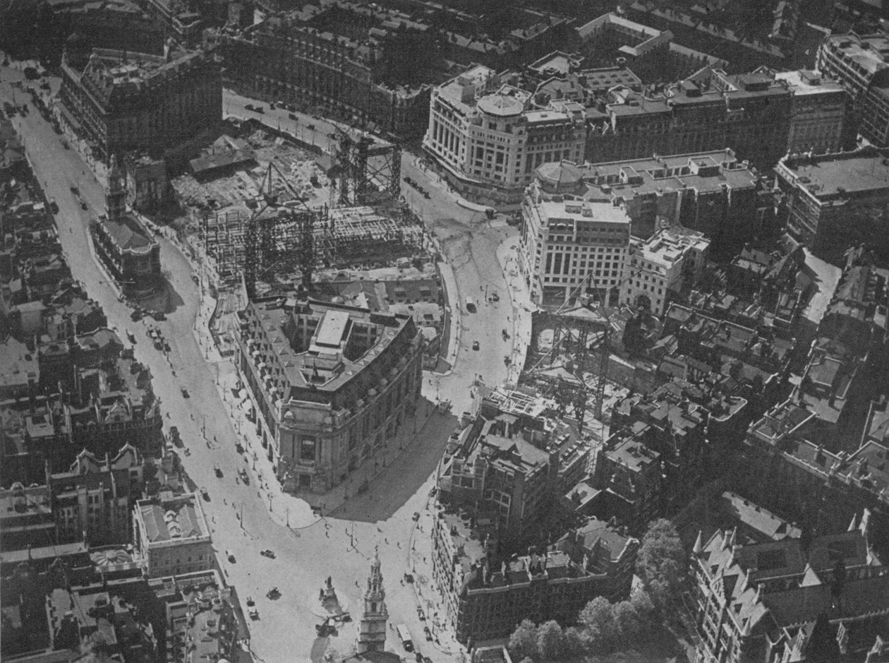1924年伦敦布什之家周围的鸟瞰图 作者 不明