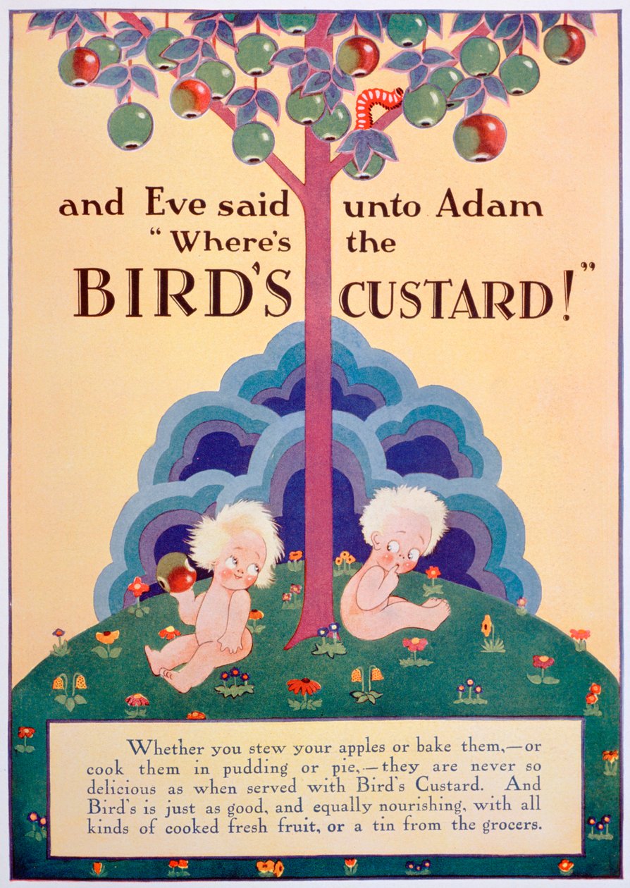 Birds Custard广告，1928年 作者 不明