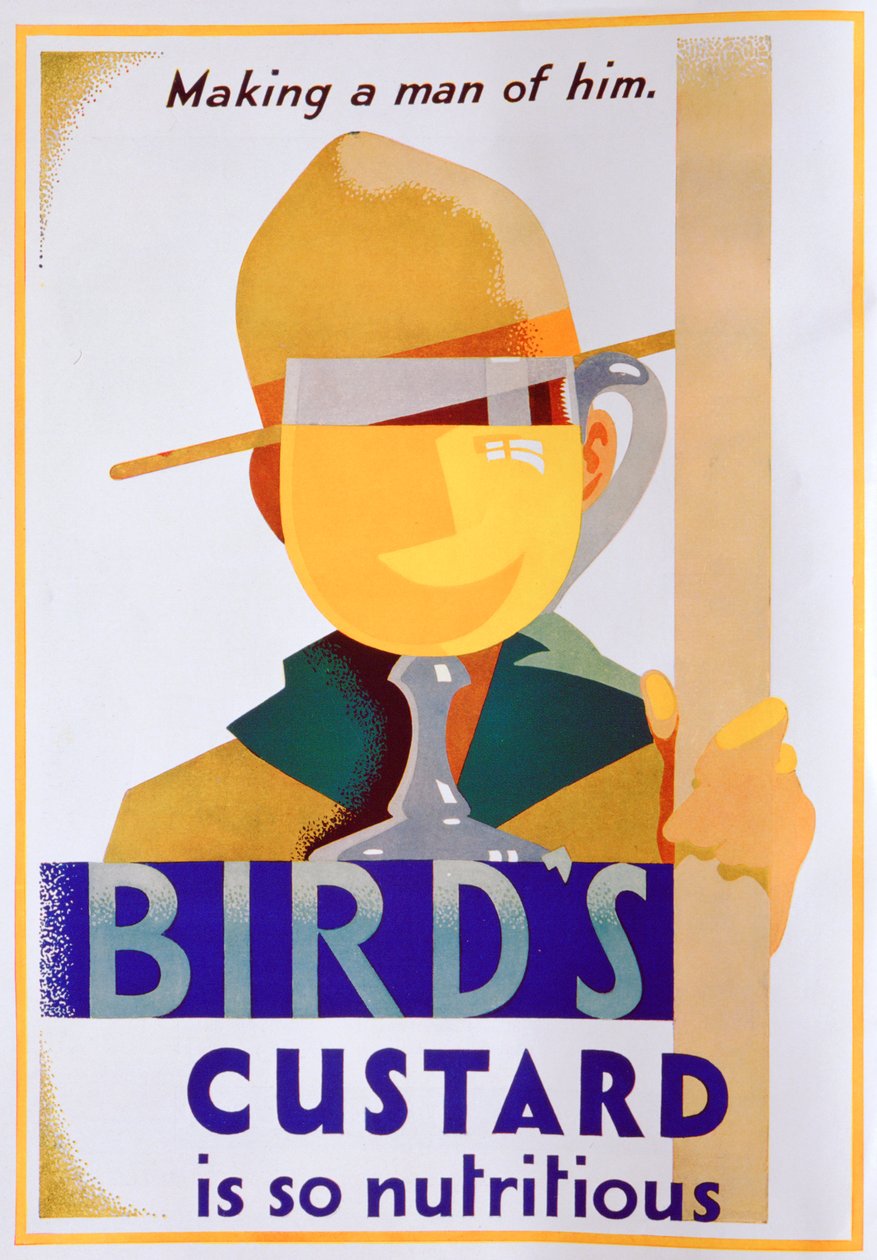 Birds Custard广告，1930年 作者 不明