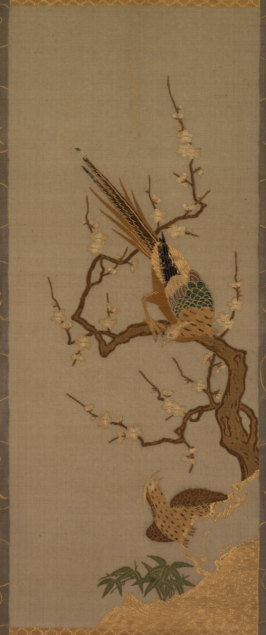 一棵树上的鸟，18-19世纪。 作者 不明
