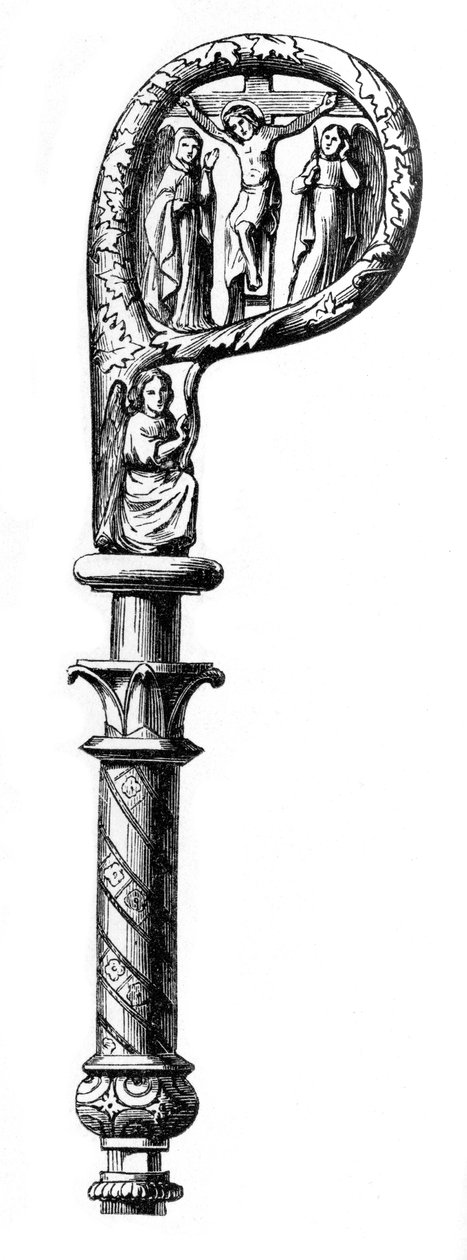 克孜尔主教，梅斯大教堂，14世纪，1870年 作者 不明