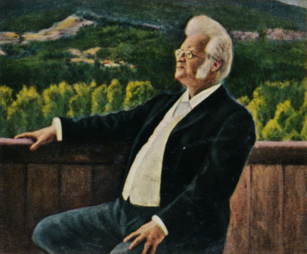 比约恩·比恩（BjörnstjerneBjörnson）1832-1910年。 -Erik Werenskiold的绘画，1934年。 作者 不明