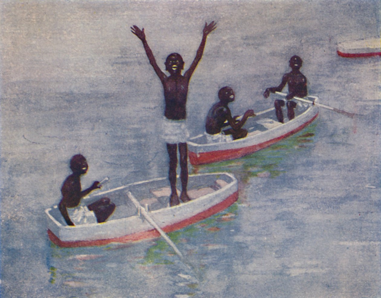 巴巴多斯的黑人男孩，1924年 作者 不明
