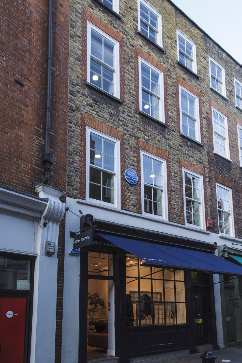 Blue plaque, Thomas Hearne 作者 不明