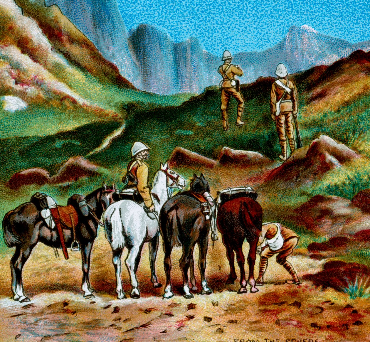 鲍勃·埃斯（Bobs Eyes），英国侦察兵，1900年。 作者 不明