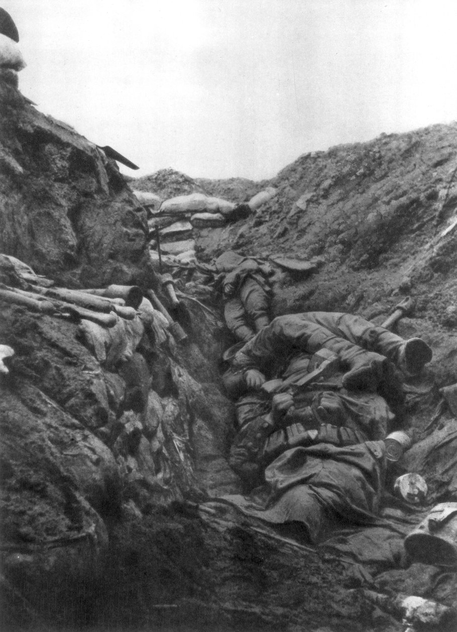 1916年4月9日，法国凡尔登，Mort Homme的战in中的尸体 作者 不明