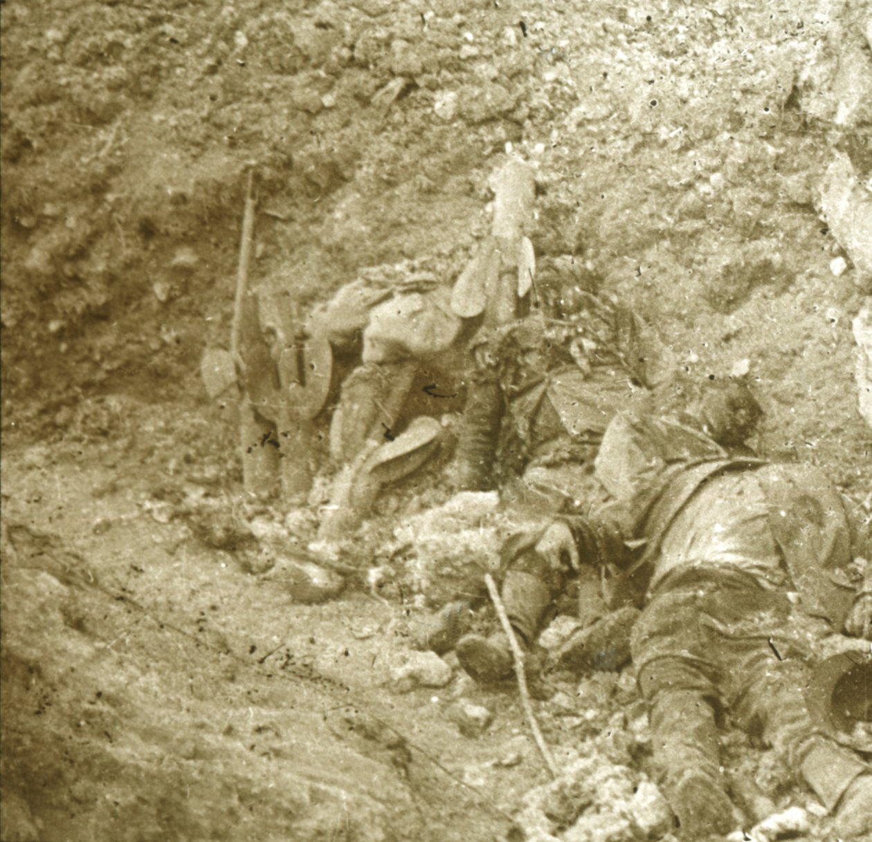 死去的士兵尸体，c1914-c1918 作者 不明