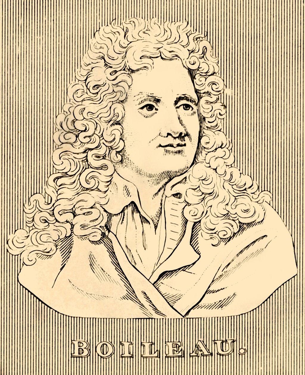 Boileau，1636-1711年，1830年。 作者 不明