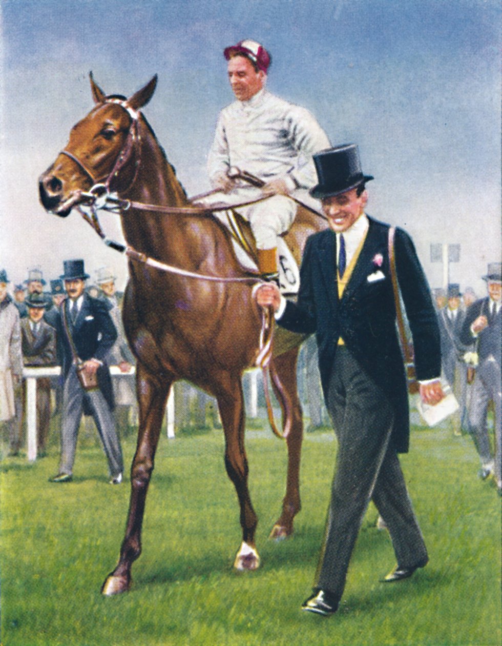 Bois Roussel，骑师：EC Elliott，1939年 作者 不明