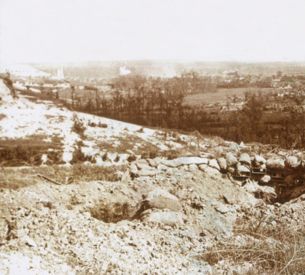 轰炸，法国北部阿布圣纳泽尔，c1914-c1918 作者 不明