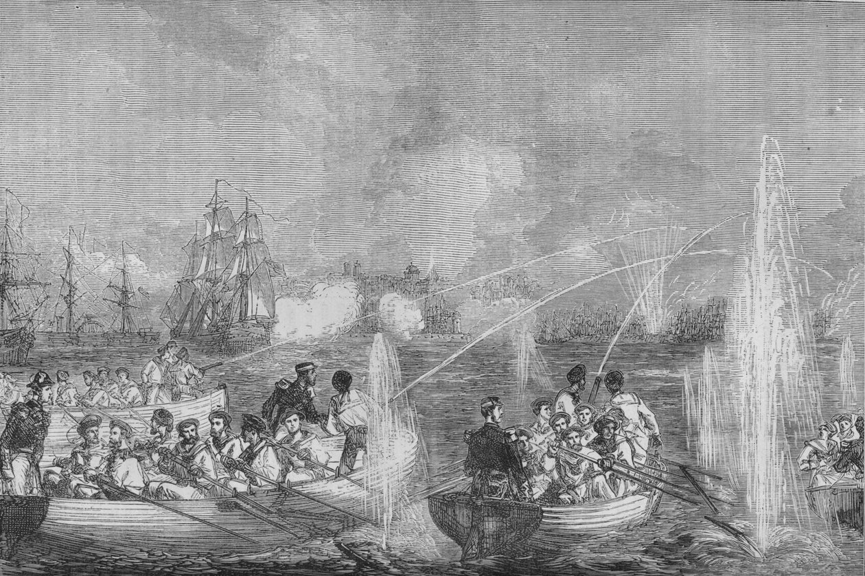 敖德萨轰炸，1880年 作者 不明