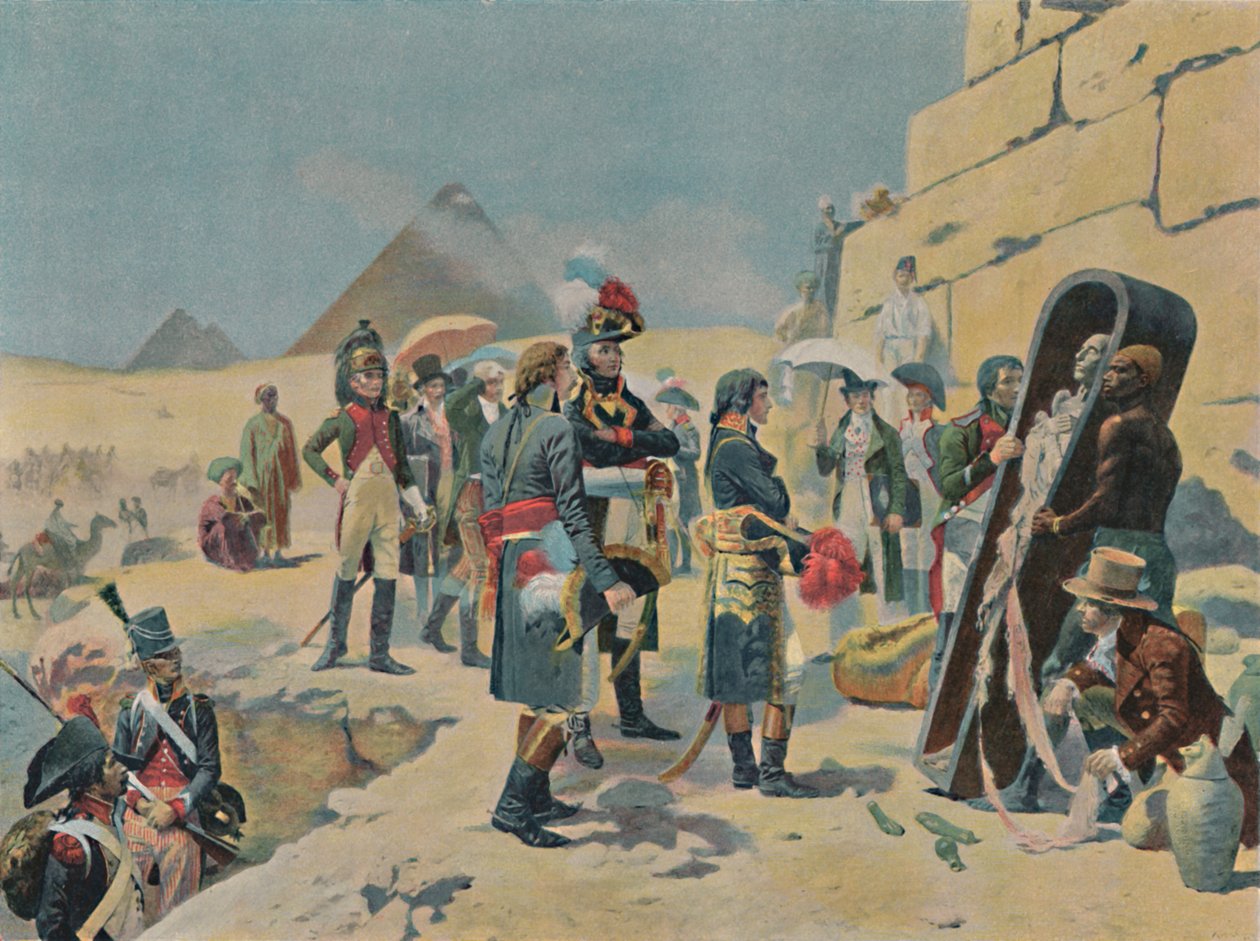 Bonaparte With the Savants in Egypt，c1801，1896年。 作者 不明