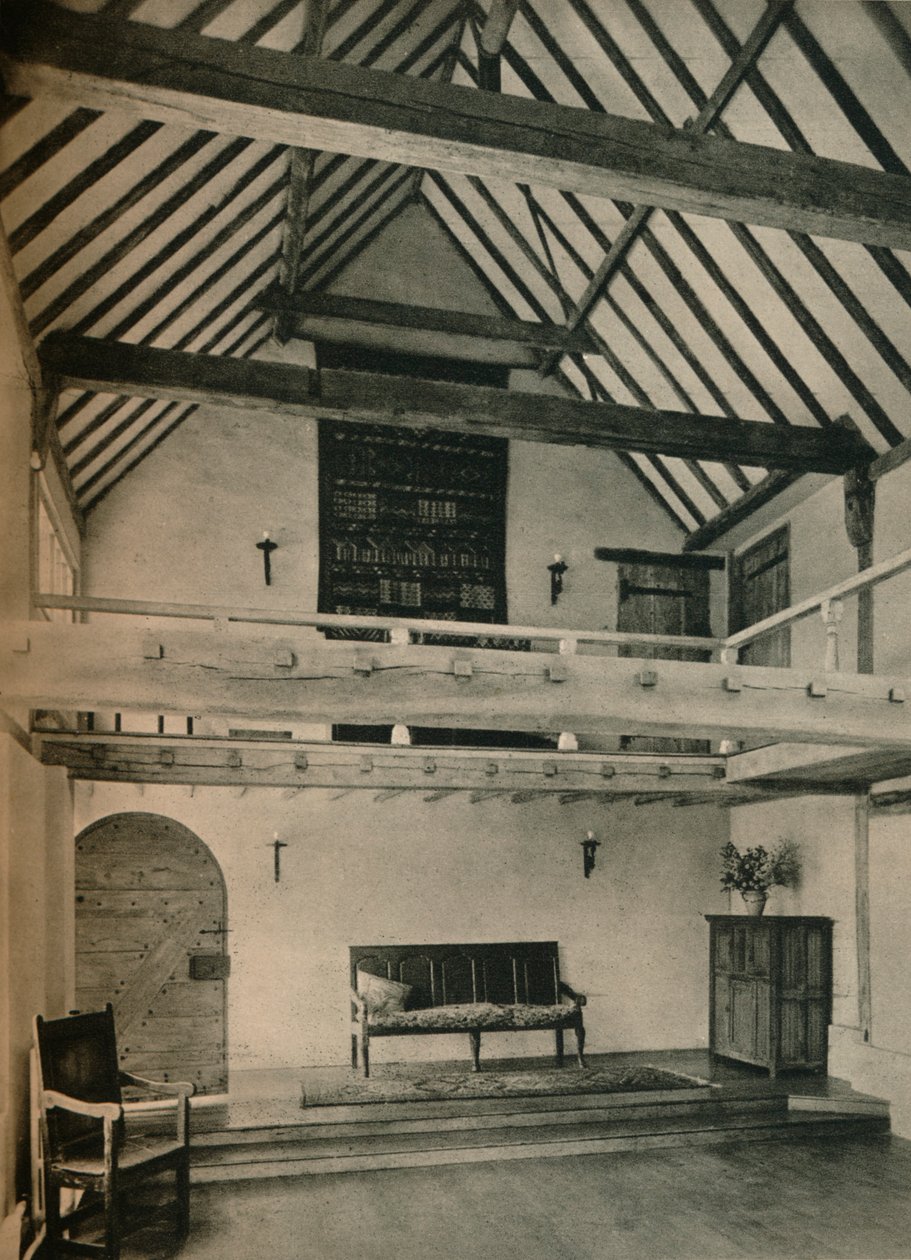 肯特Boxhurst Farm：舞厅尽头。由奥利弗·希尔（Oliver Hill）还原并转换，大约在1928年 作者 不明