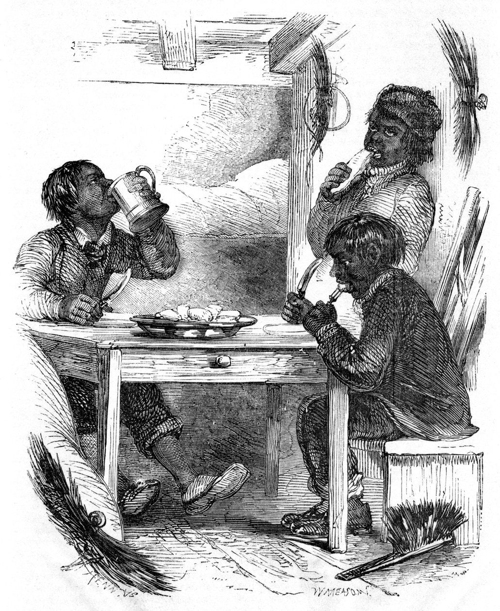 1861年，男孩烟囱扫了他们的晚餐 作者 不明