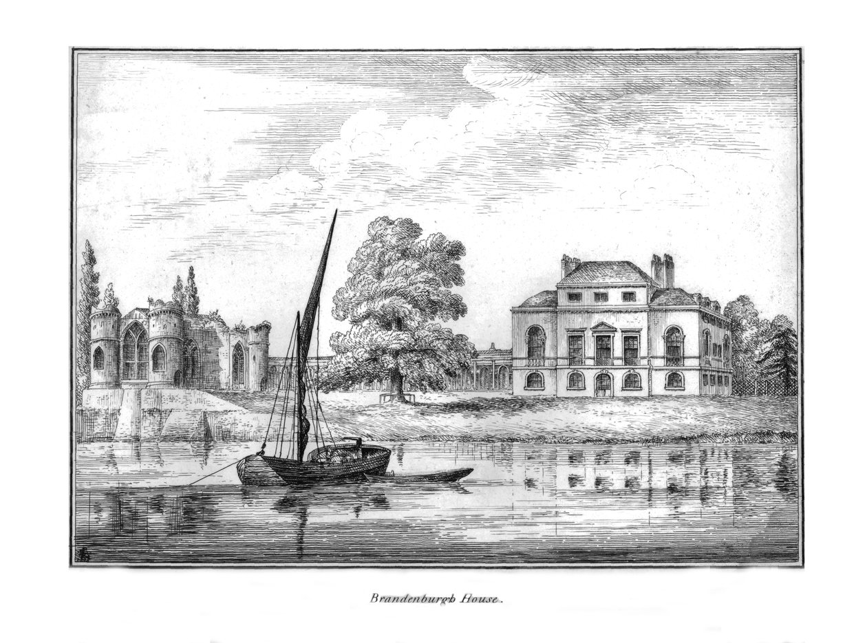 勃兰登堡宫（Brandenburgh House），C1790，1795年 作者 不明