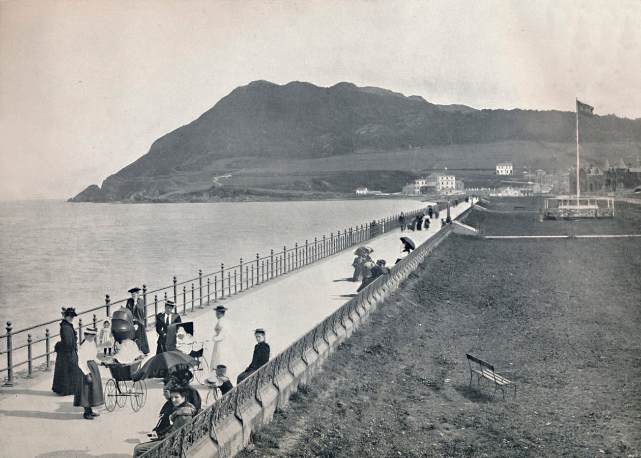 布雷-海滨长廊和布雷头，1895年 作者 不明