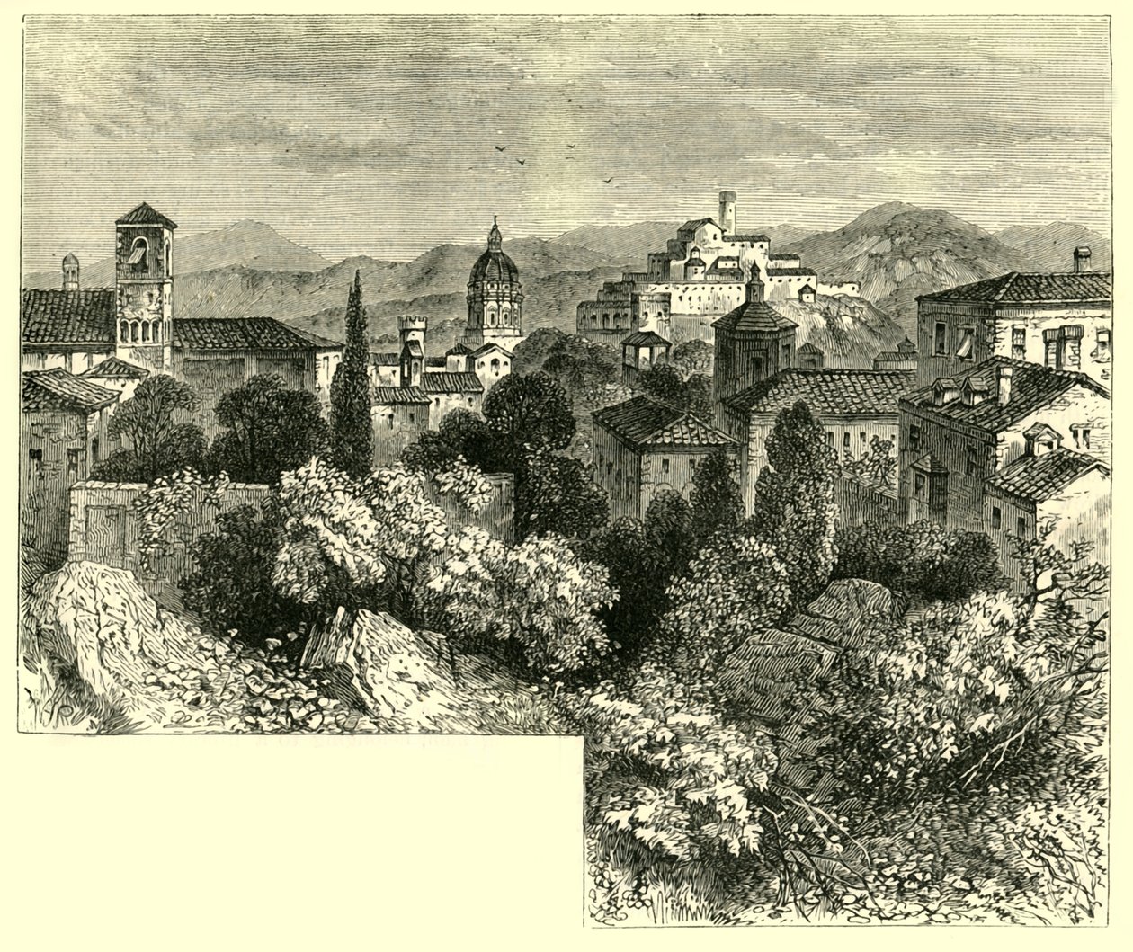 布雷西亚，1890年。 作者 不明
