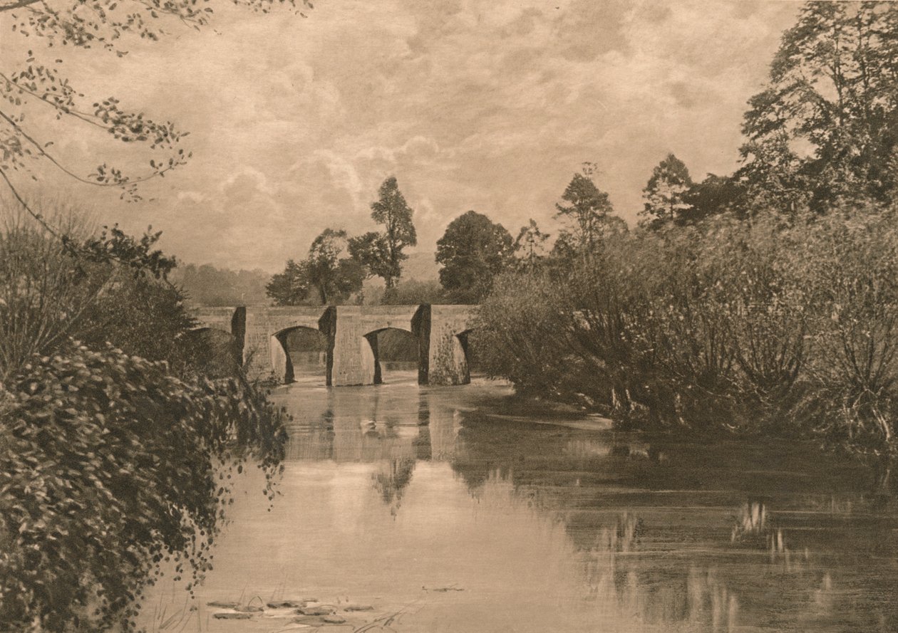 1902年，在下雅芳的Limplet斯托克桥 作者 不明