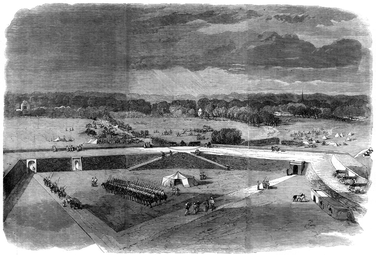 哈弗洛克准将离开阿拉哈巴德要塞，夺回Cawnpore，1857年 作者 不明