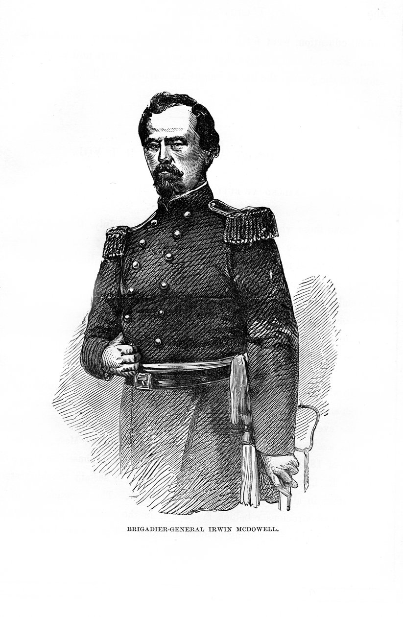 美国陆军准将尔文·麦克道威尔准将，1872年 作者 不明