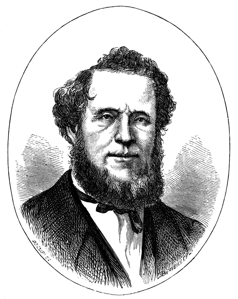 杨百翰（Brigham Young），美国摩门教领袖，c1870 作者 不明