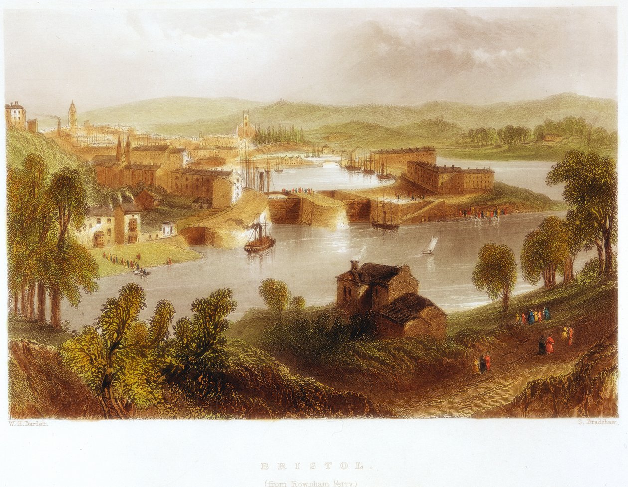布里斯托尔（Rownham Ferry），1841年 作者 不明