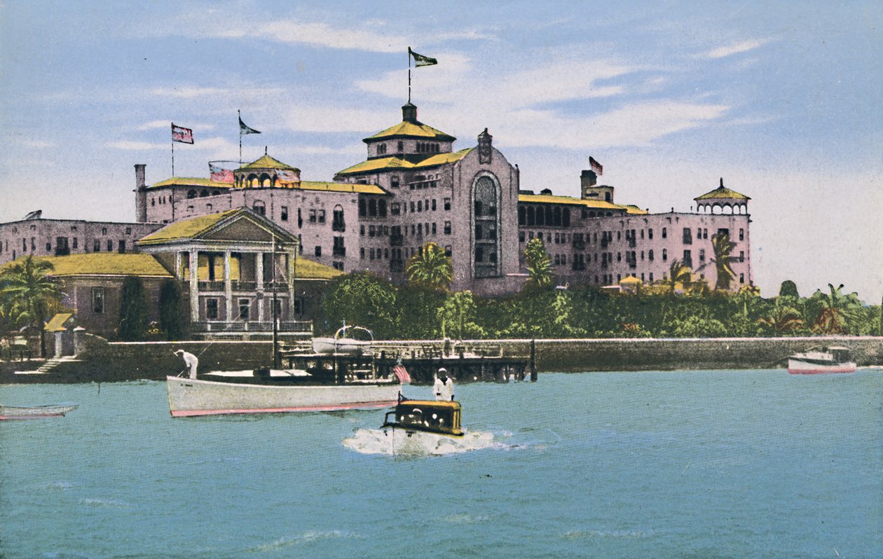英国殖民地酒店，巴哈马拿骚，c1910年代。 作者 不明