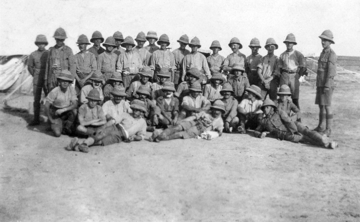 1918年第一次世界大战美索不达米亚的英军C小组支队 作者 不明