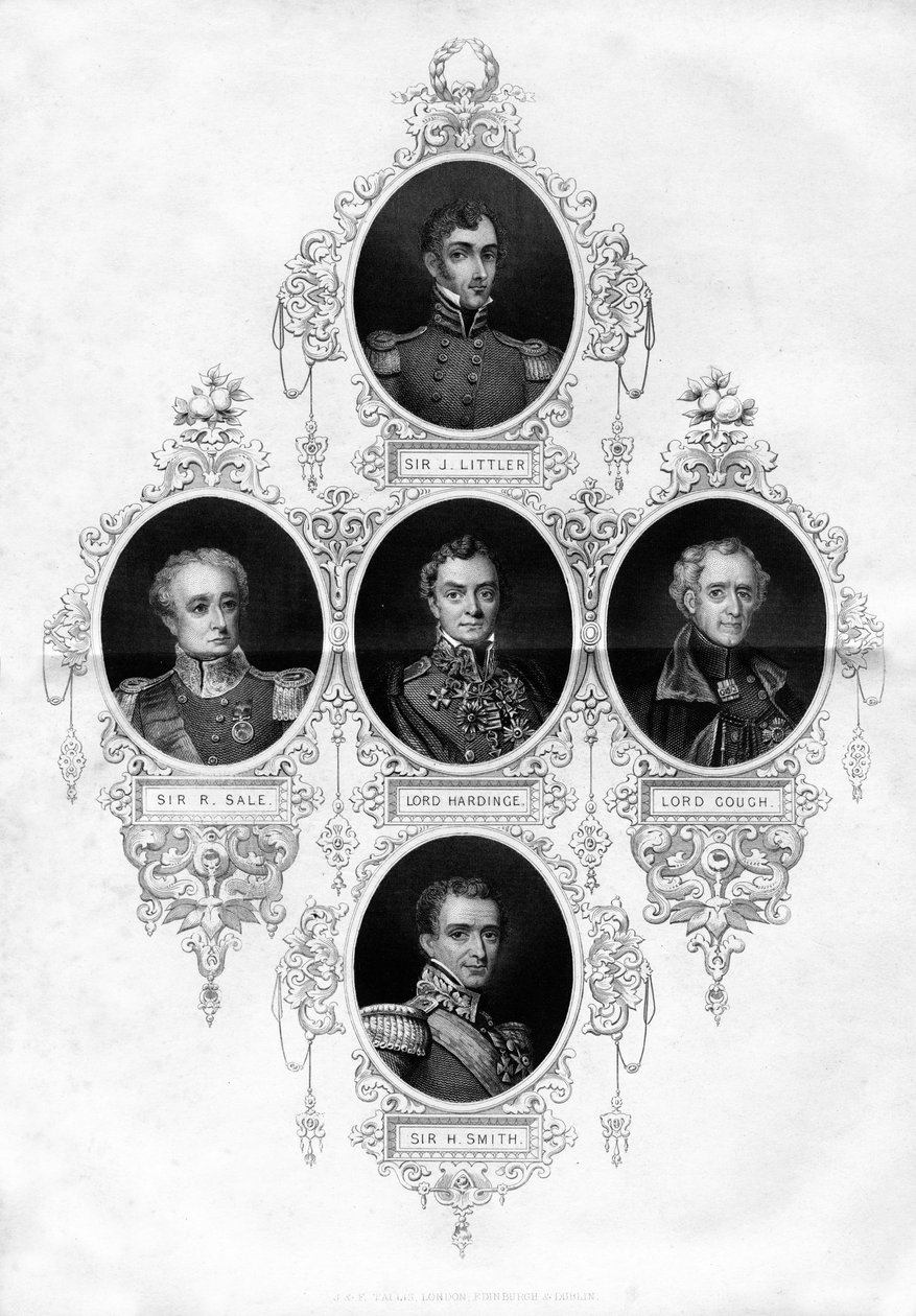 英国军事人物和陆军元帅，1837年 作者 不明