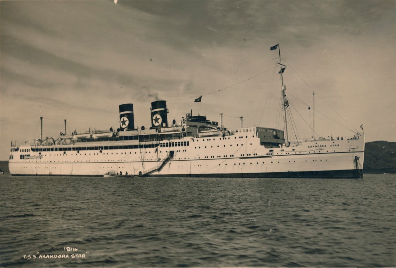 英国客船SS Arandora蓝星号之星，1936年 作者 不明