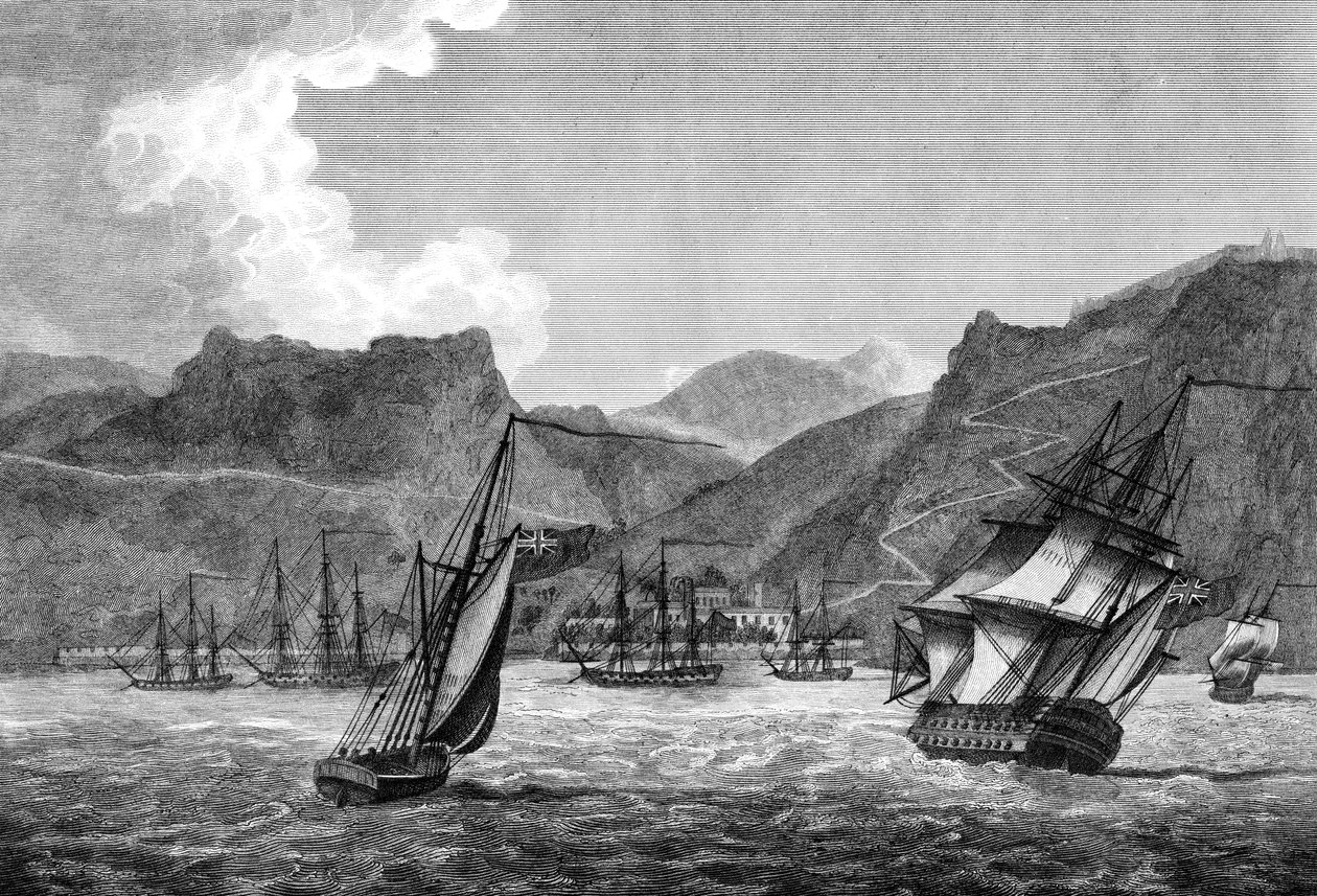 1817年，圣海伦娜（St Helena）离开英国 作者 不明