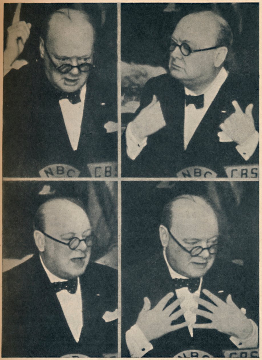 广播到帝国和美国，大约在1945年。 作者 不明