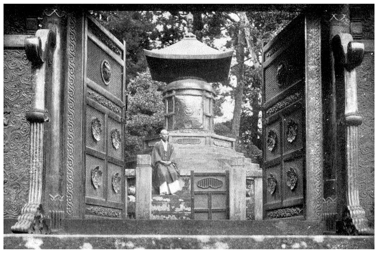 青铜门和陵墓，芝公园，东京，日本，1904年 作者 不明