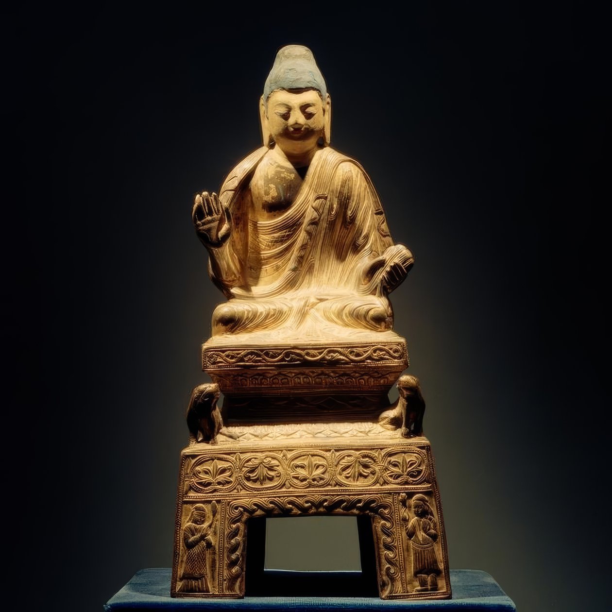 释迦牟尼佛-雕塑，473 作者 不明