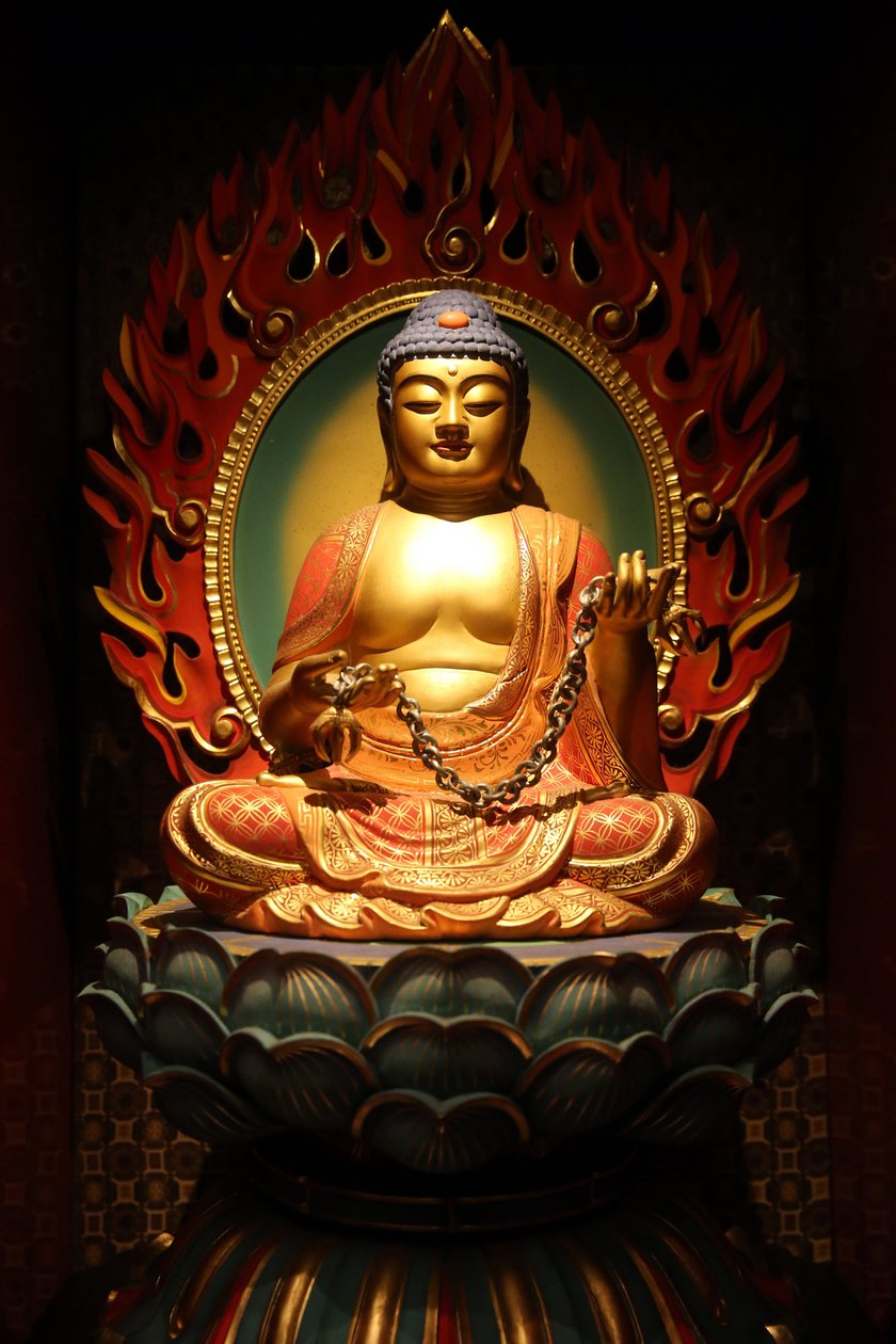 Buddha Tooth Relic Temple in Chinatown. Buddha statue, 20160818, Singapore, Singapore 作者 不明