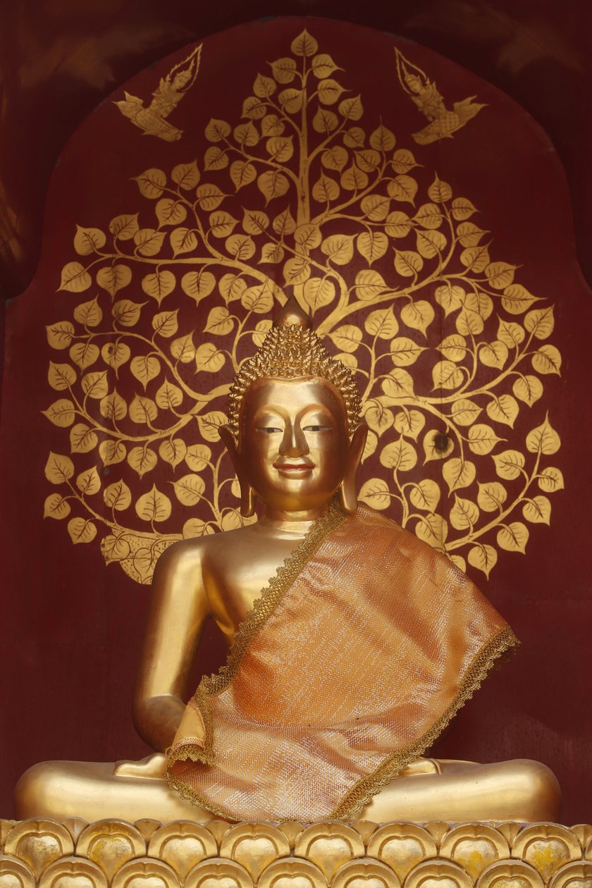 Buddha statue in Wat Phan On, Chiang Mai. Thailand 作者 不明