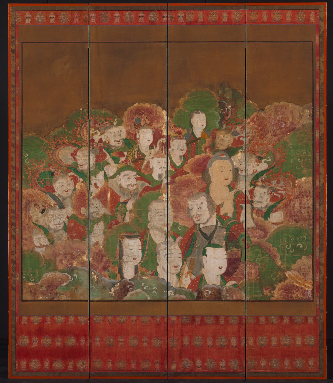 佛教神灵，1700-1800年代。 作者 不明