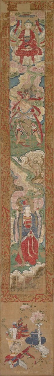 佛教小组，1300年代。 作者 不明