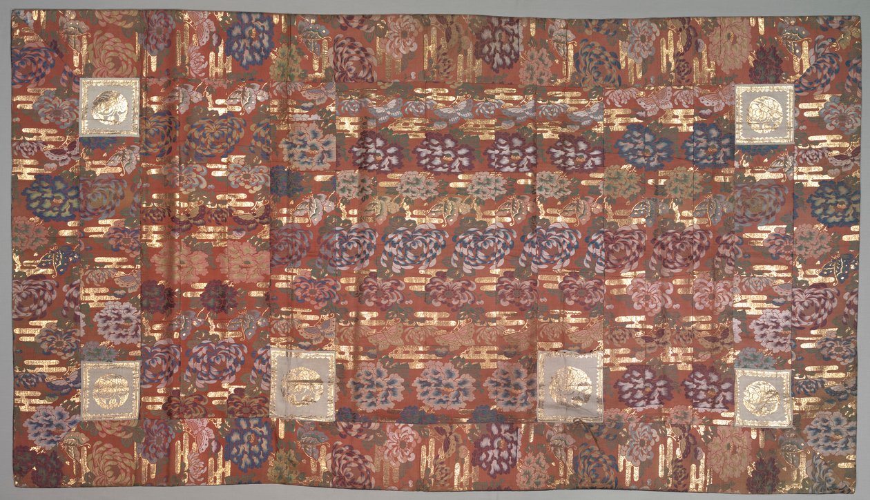 佛教服饰Kesa，1800年代末-1900年代初。 作者 不明