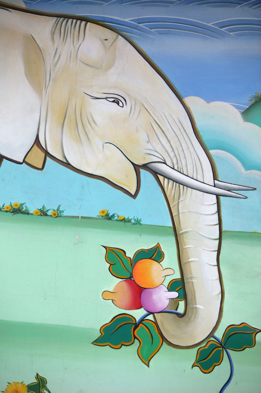 Buddhist painting. Temple of the Thousand Buddhas, Toulon sur Arroux, France 作者 不明