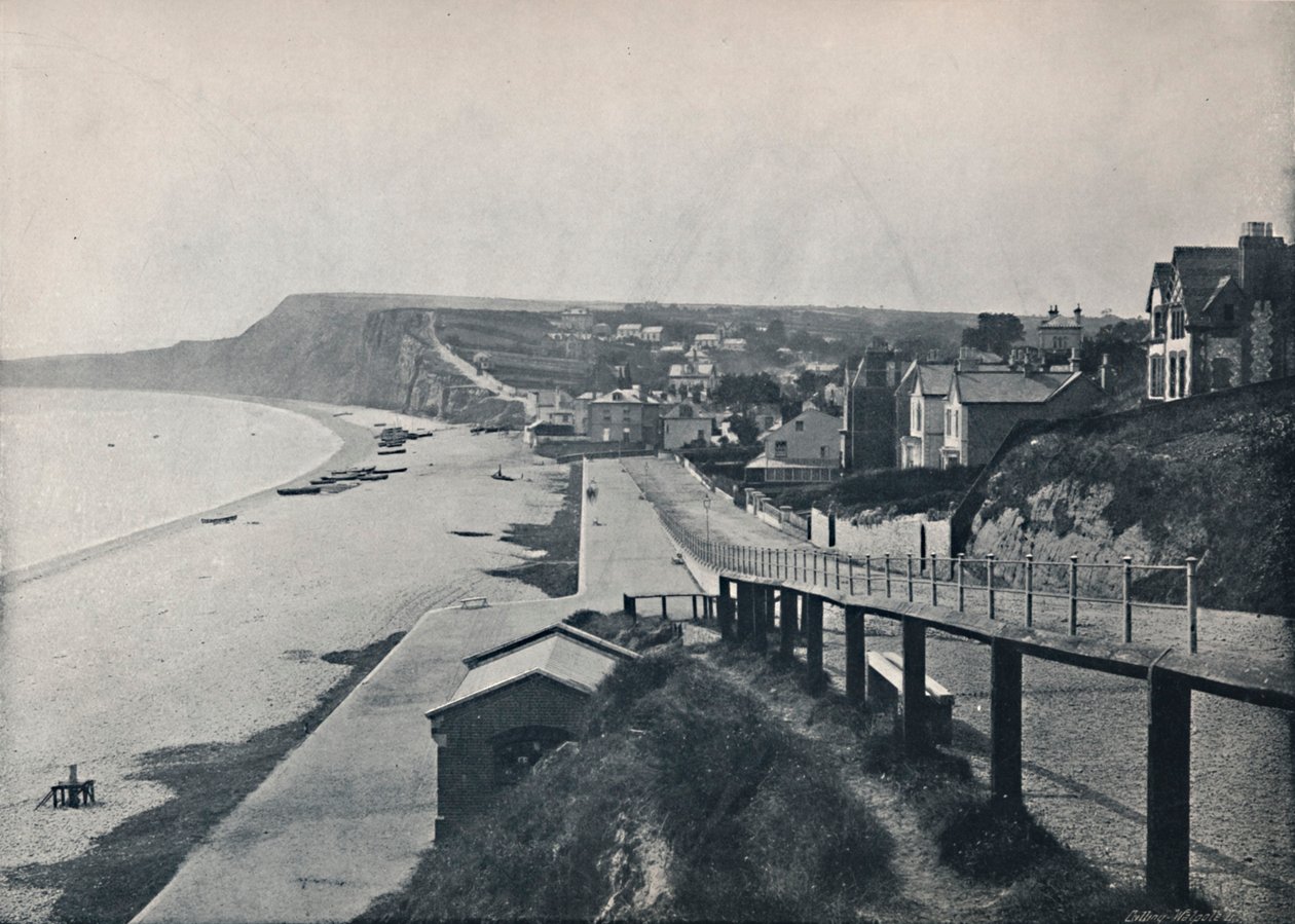 Budleigh Salterton-山谷全景，1895年 作者 不明
