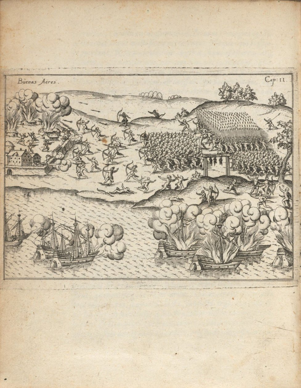 维拉历史上的布宜诺斯艾利斯... Ulrich Schmidel摄，1599年 作者 不明