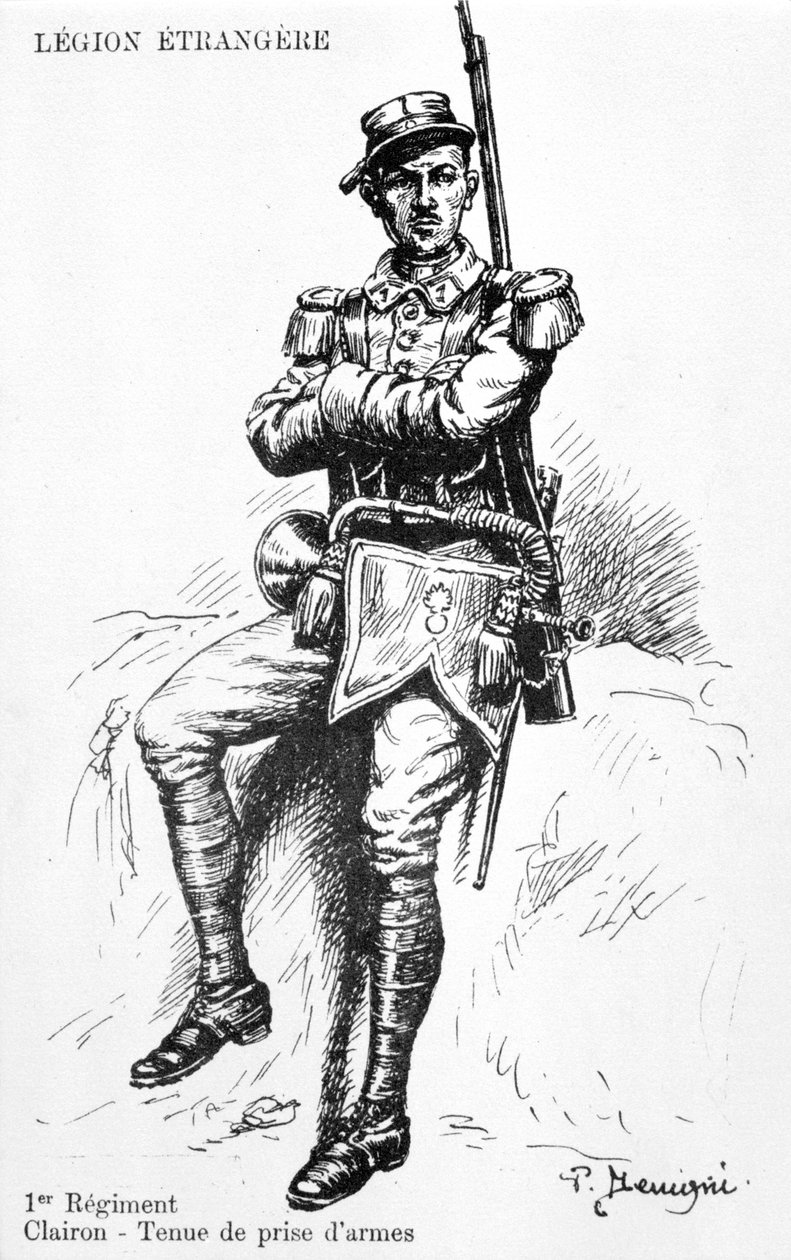 Bugler，20世纪法国外籍军团第一团 作者 不明