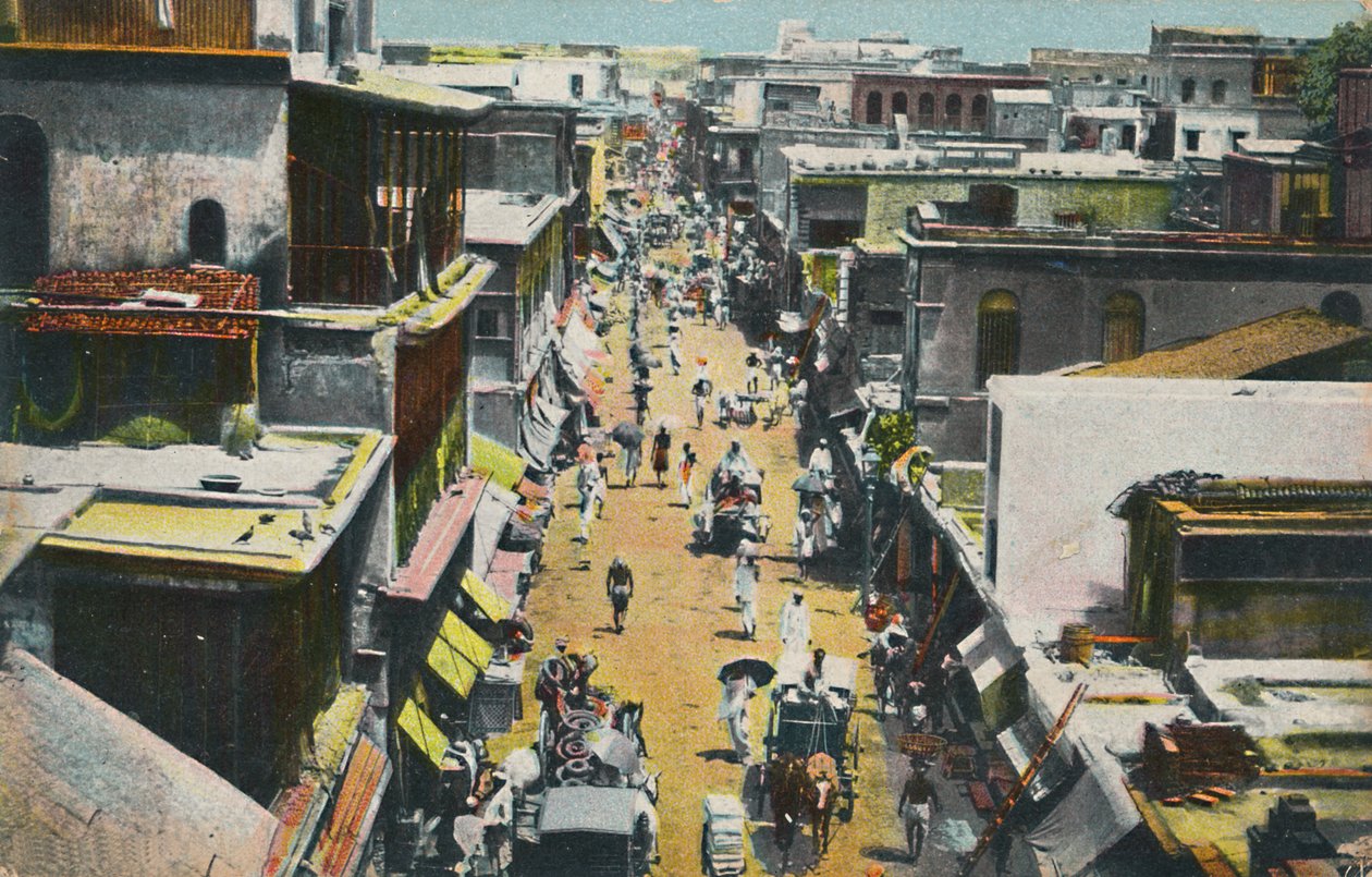 1905年，加尔各答的Burra Bazar。 作者 不明