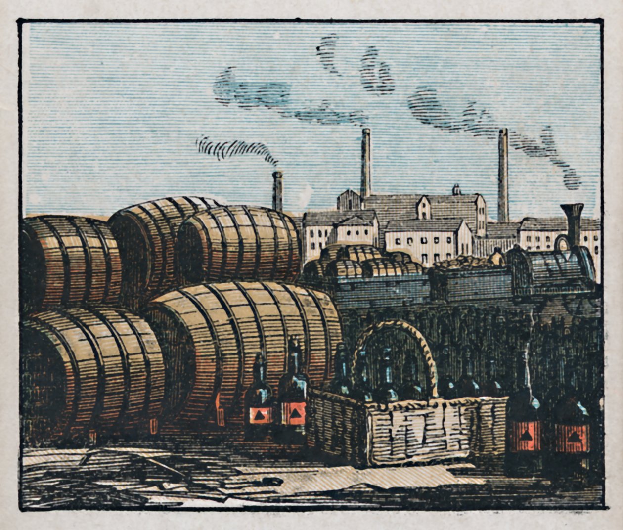 特伦特河畔伯顿（Burton-on-Trent），摄于1910年。 作者 不明