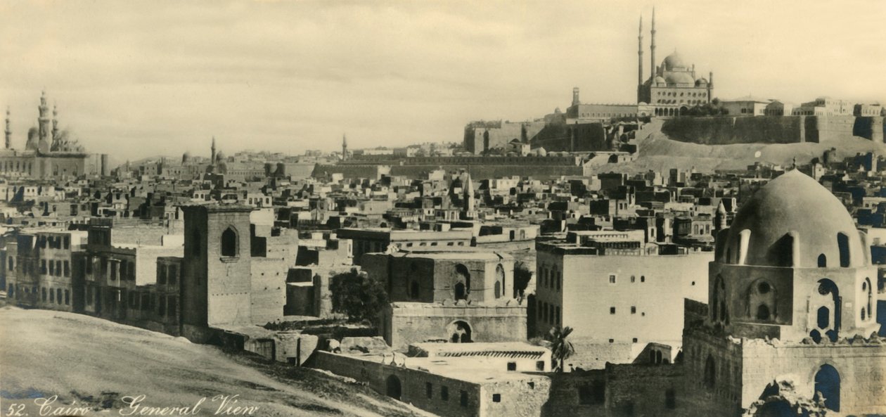 开罗-一般视图，c1918-c1939。 作者 不明