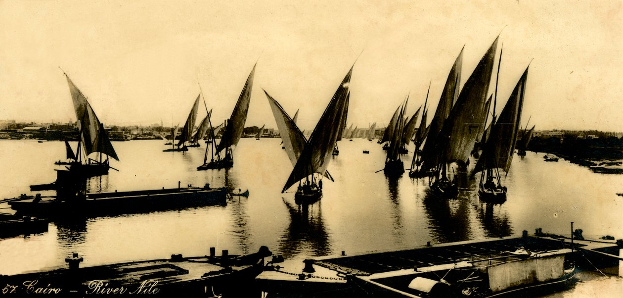 开罗-尼罗河（C1918-C1939）。 作者 不明