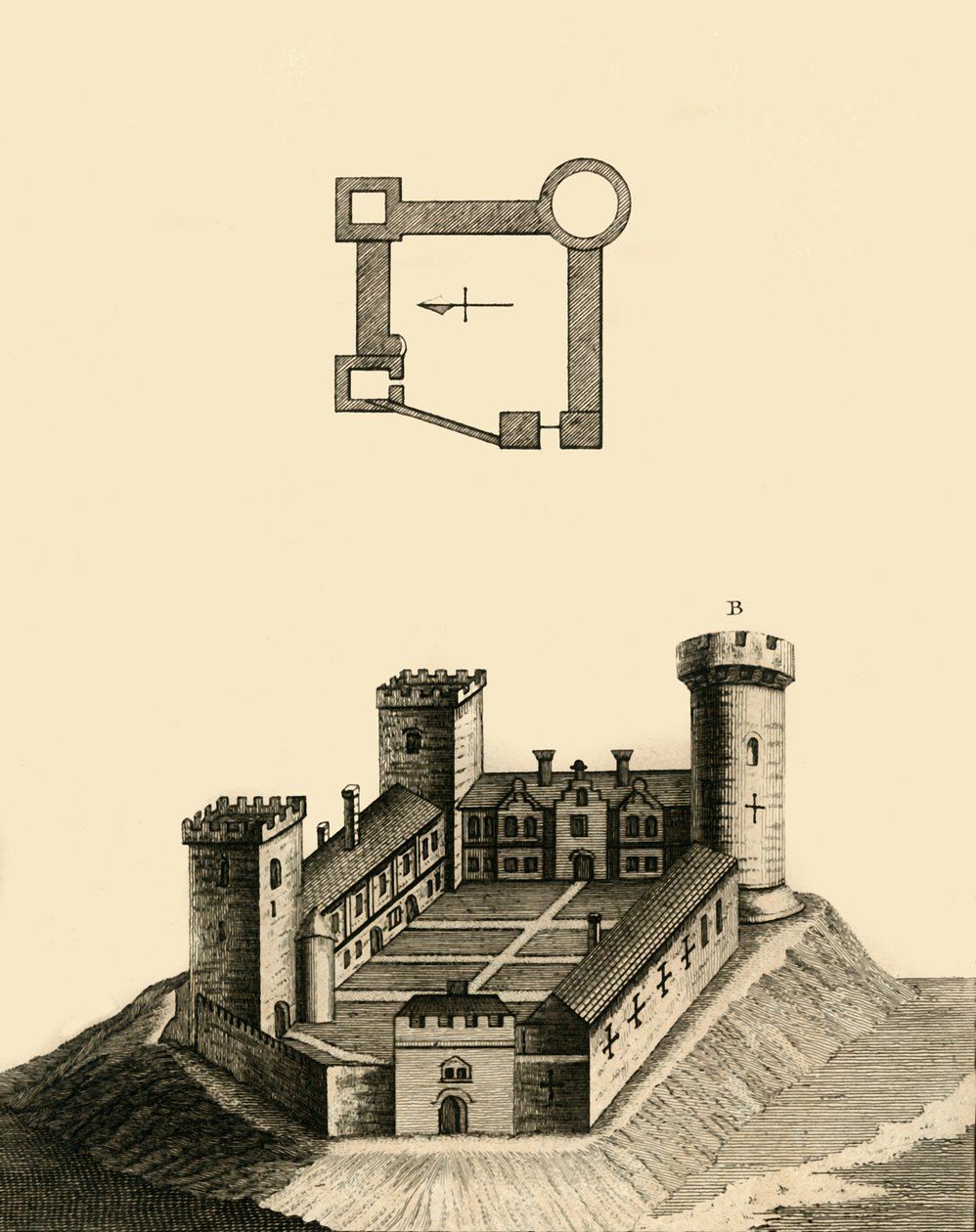 剑桥城堡，c1783。 作者 不明